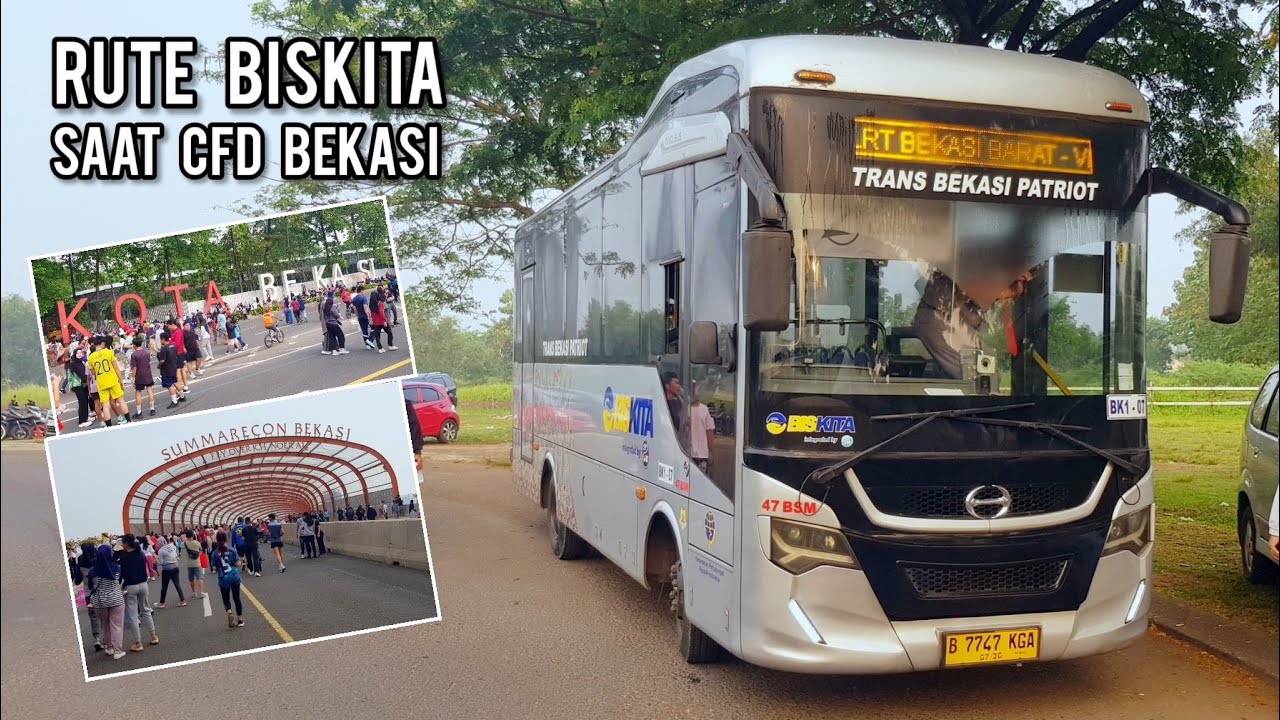 Rute BisKita Minggu Pagi Vida-Summarecon Bekasi Saat Ada Car Free Day di Stadion Patriot Candrabhaga