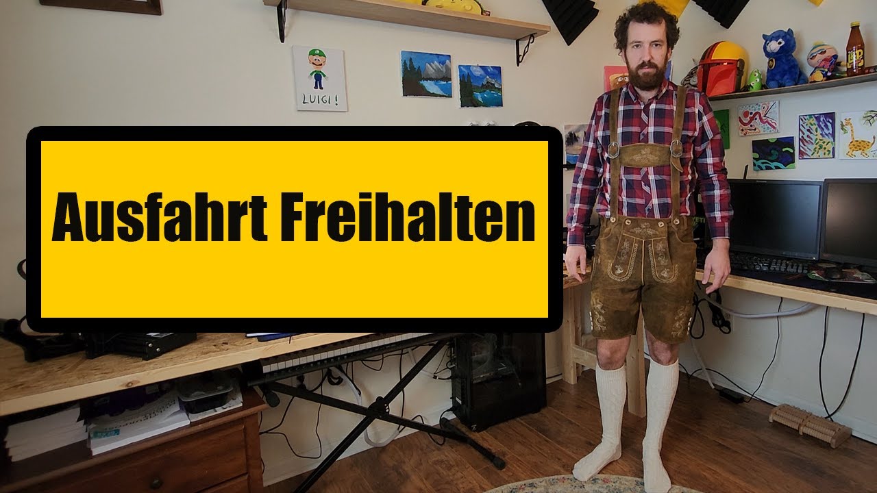 Ausfahrt Freihalten - German words pronounced with Jonas