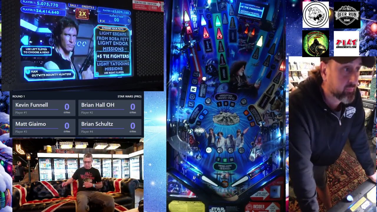 Battle at the Beer Run Pinball Winter League Finals