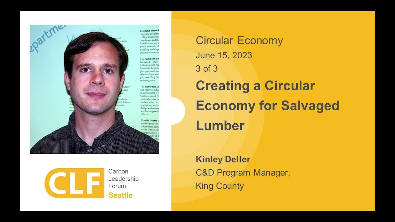 Creating a Circular Economy for Salvaged Lumber