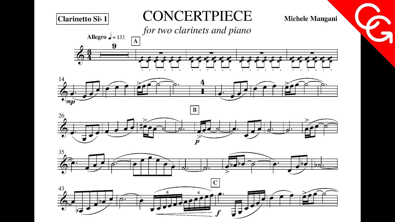 MANGANI CONCERTPIECE Corrado Giuffredi & Iván Villar Sanz, Backun clarinets