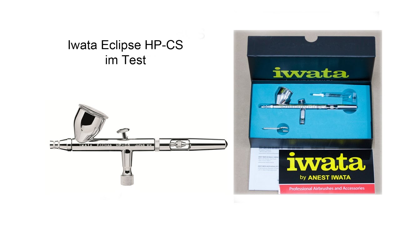 Iwata Eclipse HP-CS Airbrush Pistole Review und Test - Unboxing [Werbung] | Modellbau Tipps