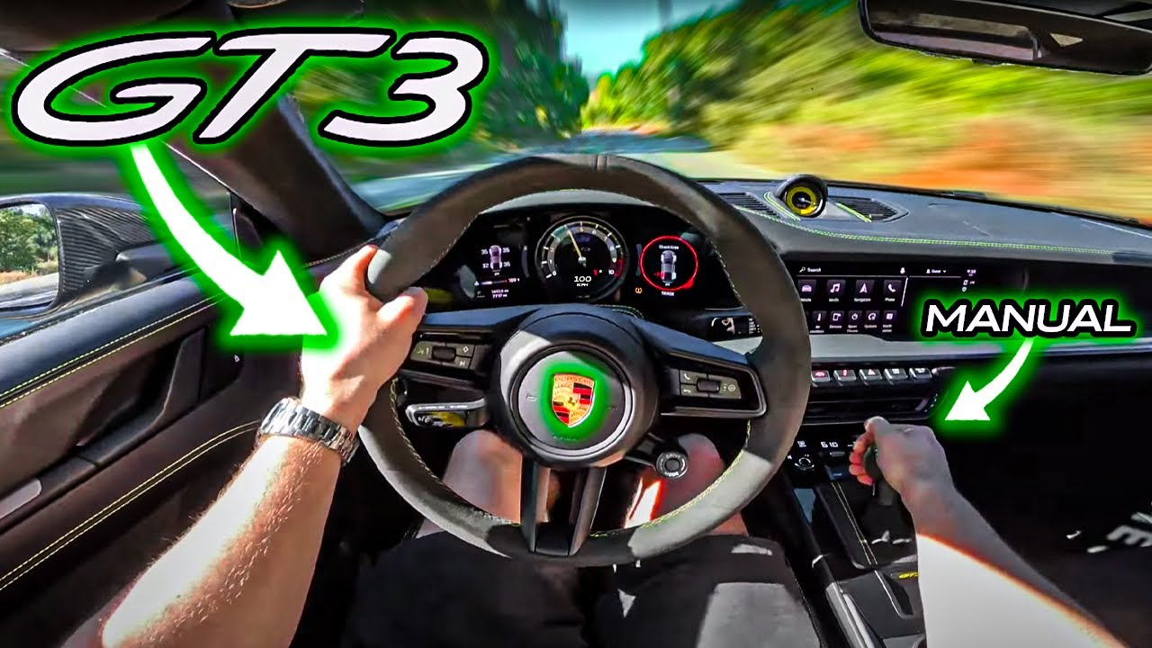 Каково это — водить Porsche GT3 992 с механической коробкой передач! (От первого лица)