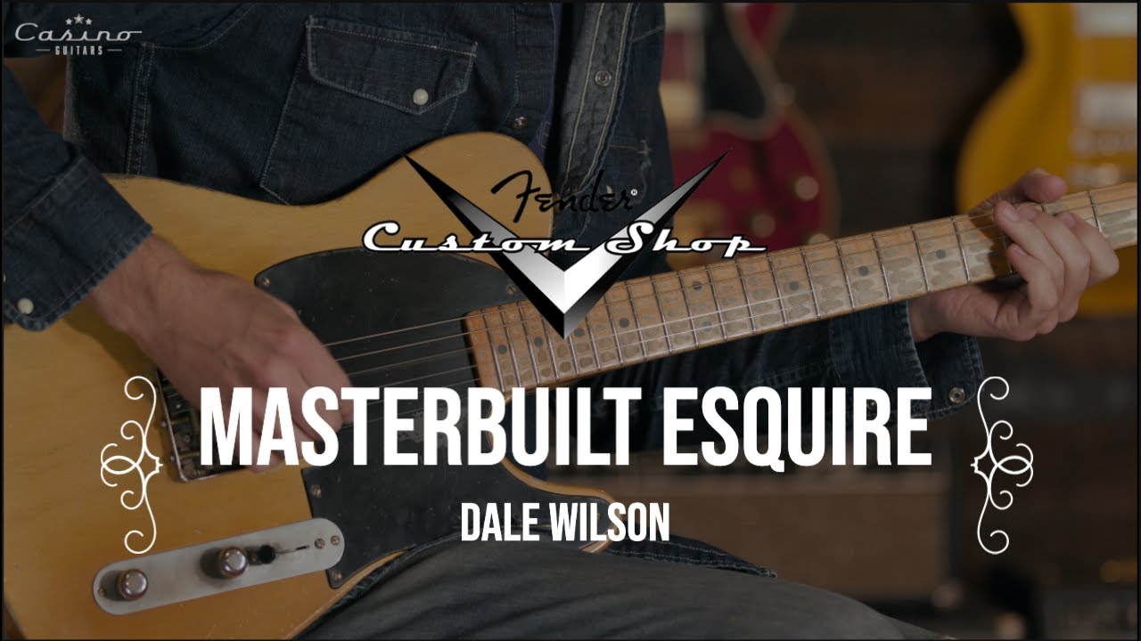 Dale Wilson Masterbuilt 1953 Esquire Unboxing and Demo 4K