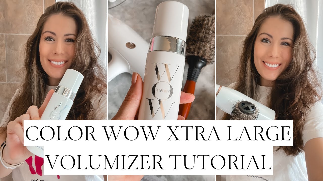 Мой секрет пышных волос раскрыт! Учебное пособие по использованию ColorWow Xtra Large Volumizer