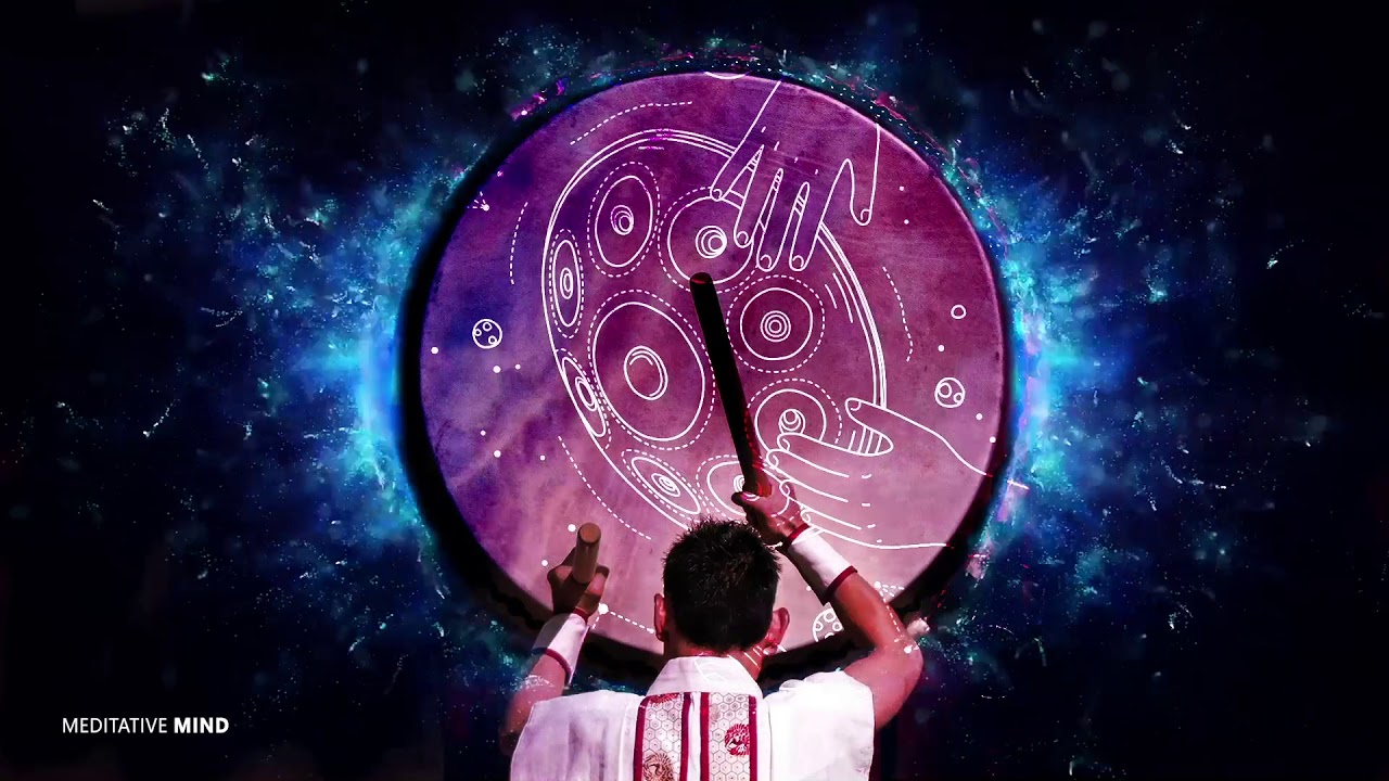 THUNDEROUS TAIKO DRUMS 》ACTIVATE CHI ENERGY FLOW 》Massive Hang Drum 》Rain + Thunder Sounds