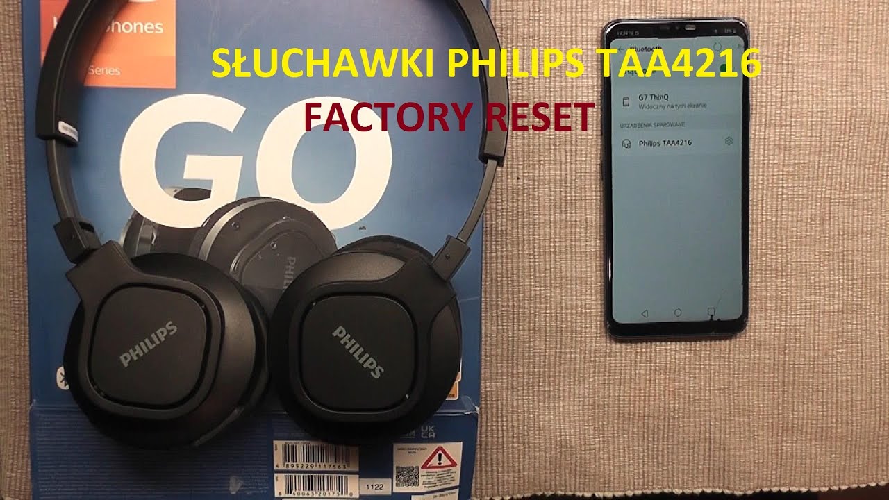 Słuchawki Philips TAA4216 (factory reset) reset do ustawień fabrycznych