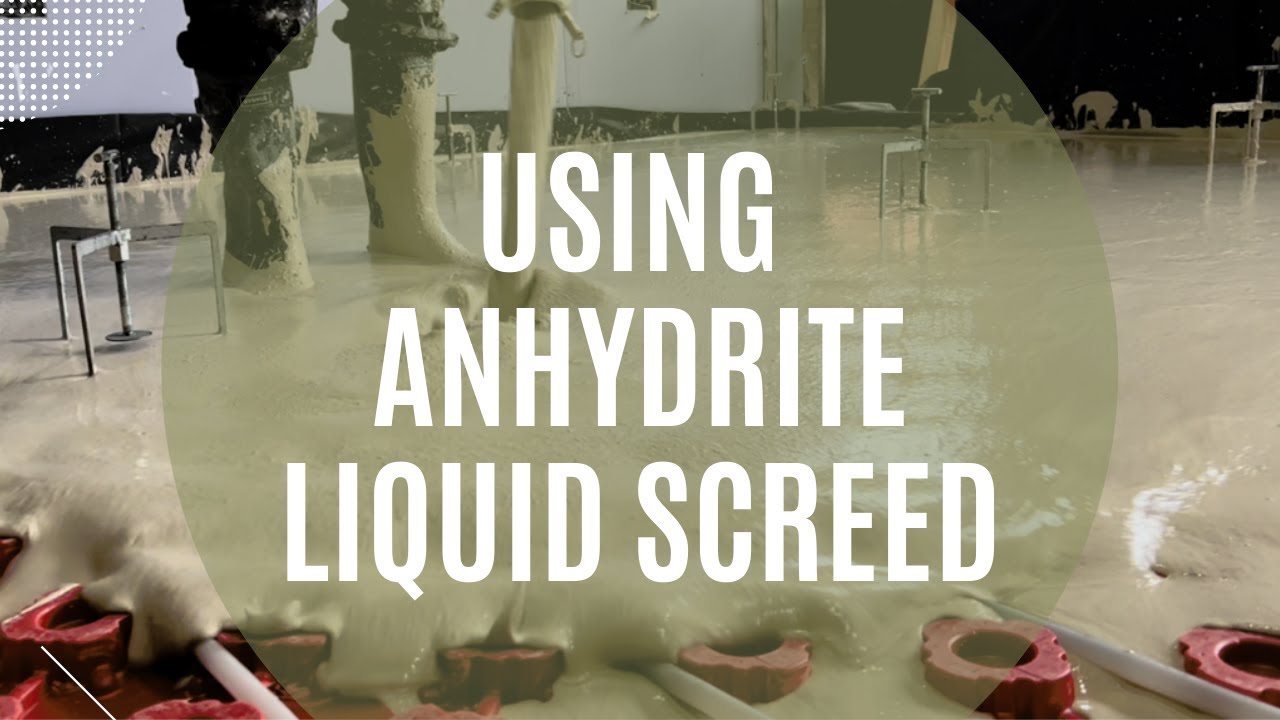 What is Anhydrite Liquid Screed? Liquid screeding using Anhydrite Liquid Flow Screed.
