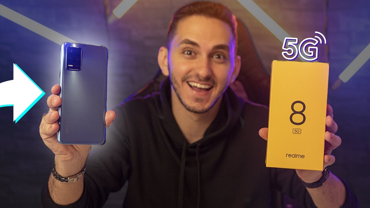Realme 8 5G | O CELULAR 5G MAIS BARATO é BOM? (O que eu GOSTEI e NÃO GOSTEI + Teste de Câmera)
