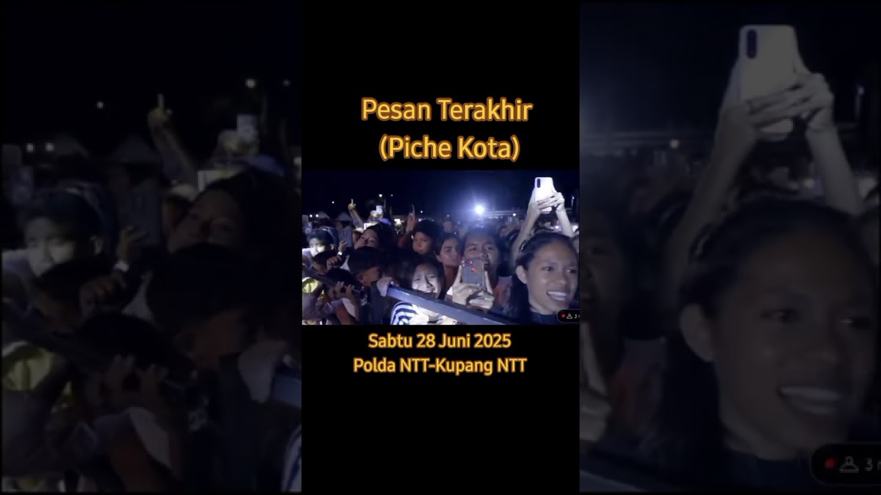 Pesan Terakhir (Piche Kota), Konser di Kupang, Polda NTT