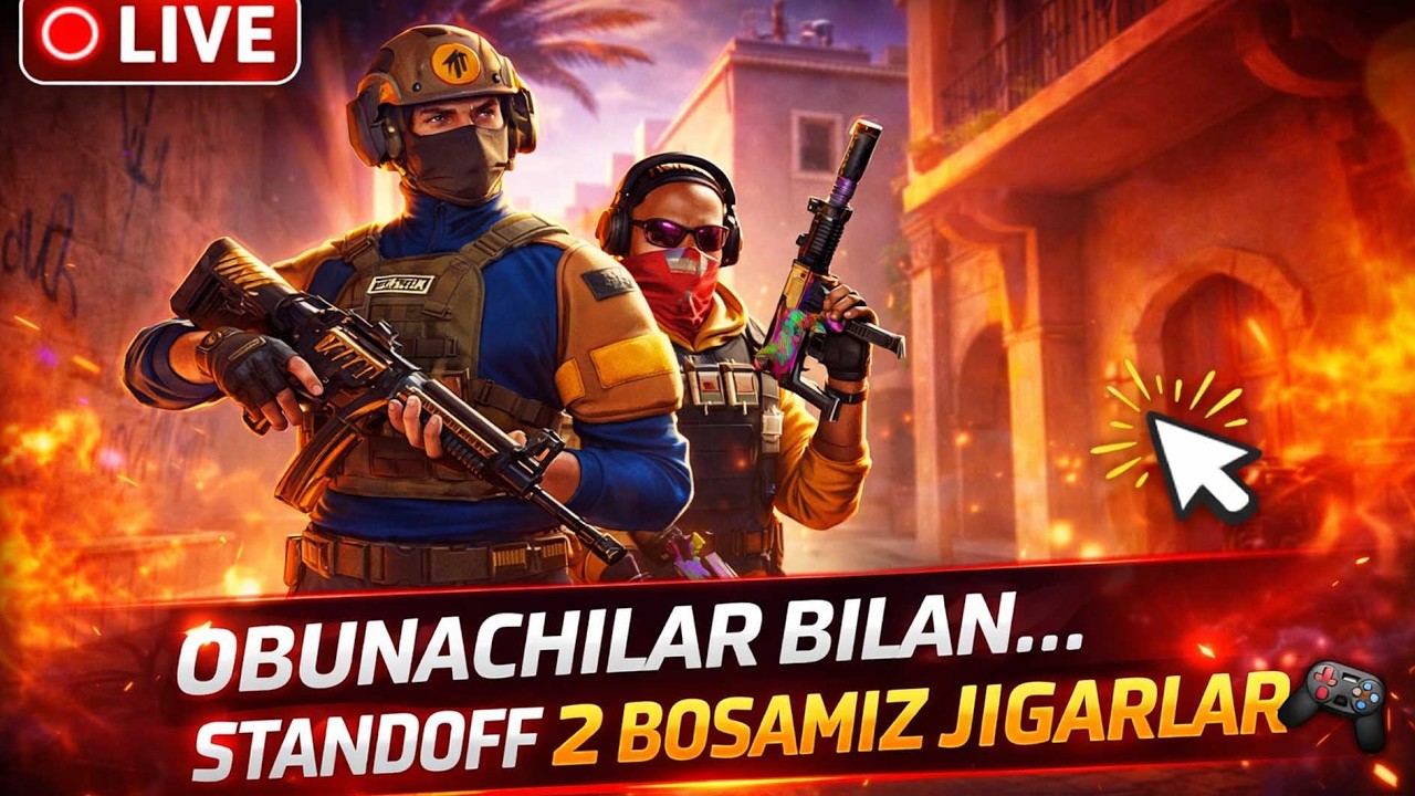 STANDOFF 2 UZB | OBUNACHILAR BILAN O'YNAYMIZ JIGARLAR😎 | LIVE