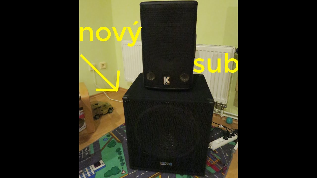 UNBOXING AKTIVNÍHO SUBWOOFERU|Vonyx SWA15 600W