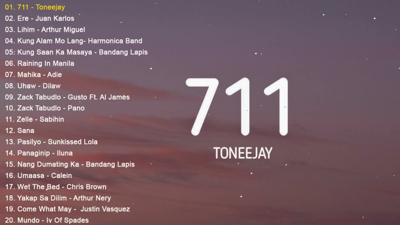 711 - Toneejay💘TONEEJAY  Live on Wish 107.5 💘 Top 20 OPM Songs 2023 - 2024