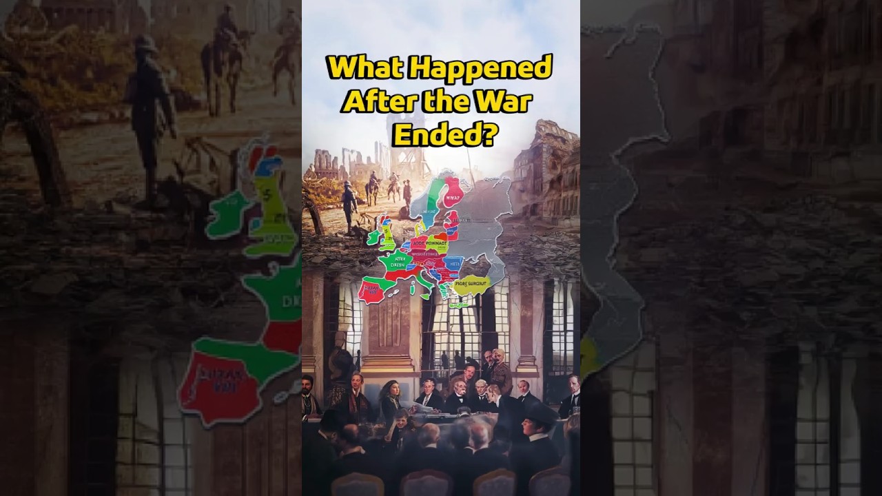 What Happened After World War I Ended? ⚠️ | The Price of Peace | #Shorts