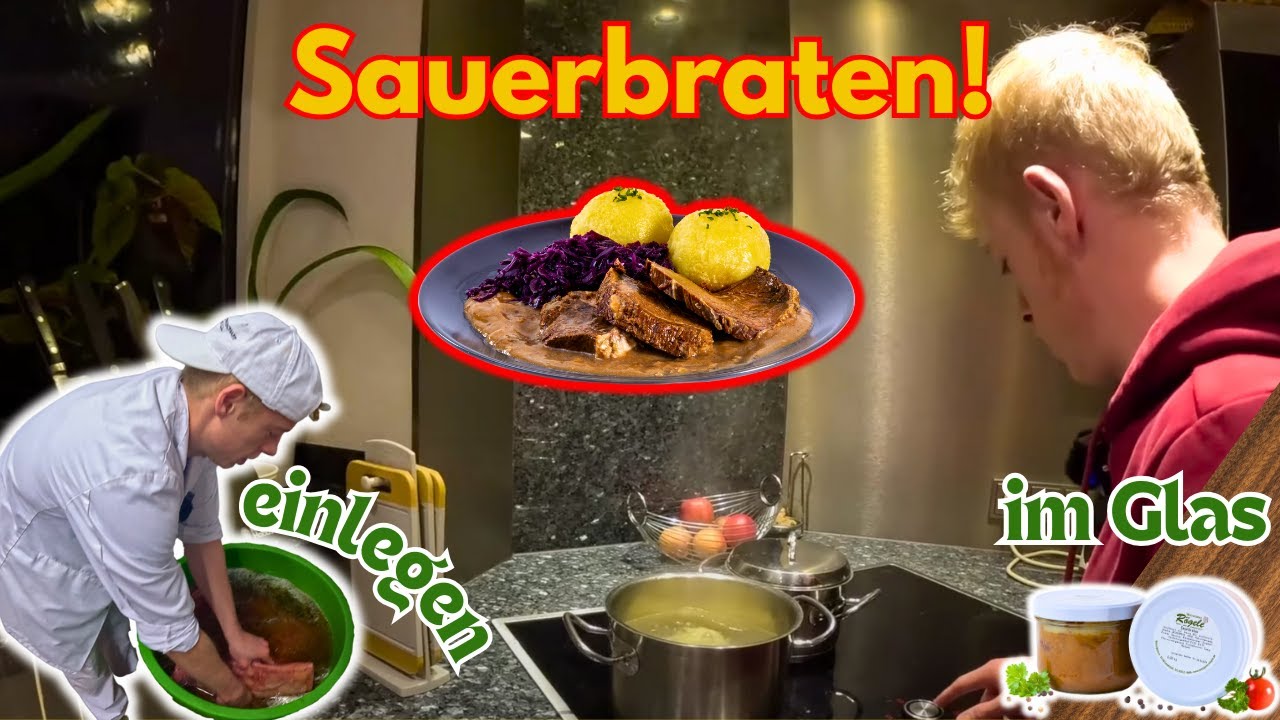 Sauerbraten 🥩beizen und kochen | mit Klöße und Soße 🥩😋