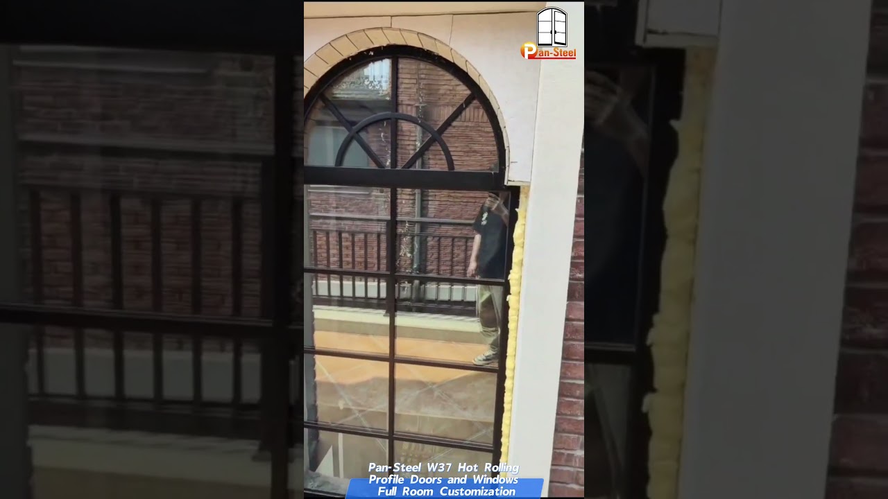 W37 Hot rolled steel profile doors and Windows customized for the whole house  