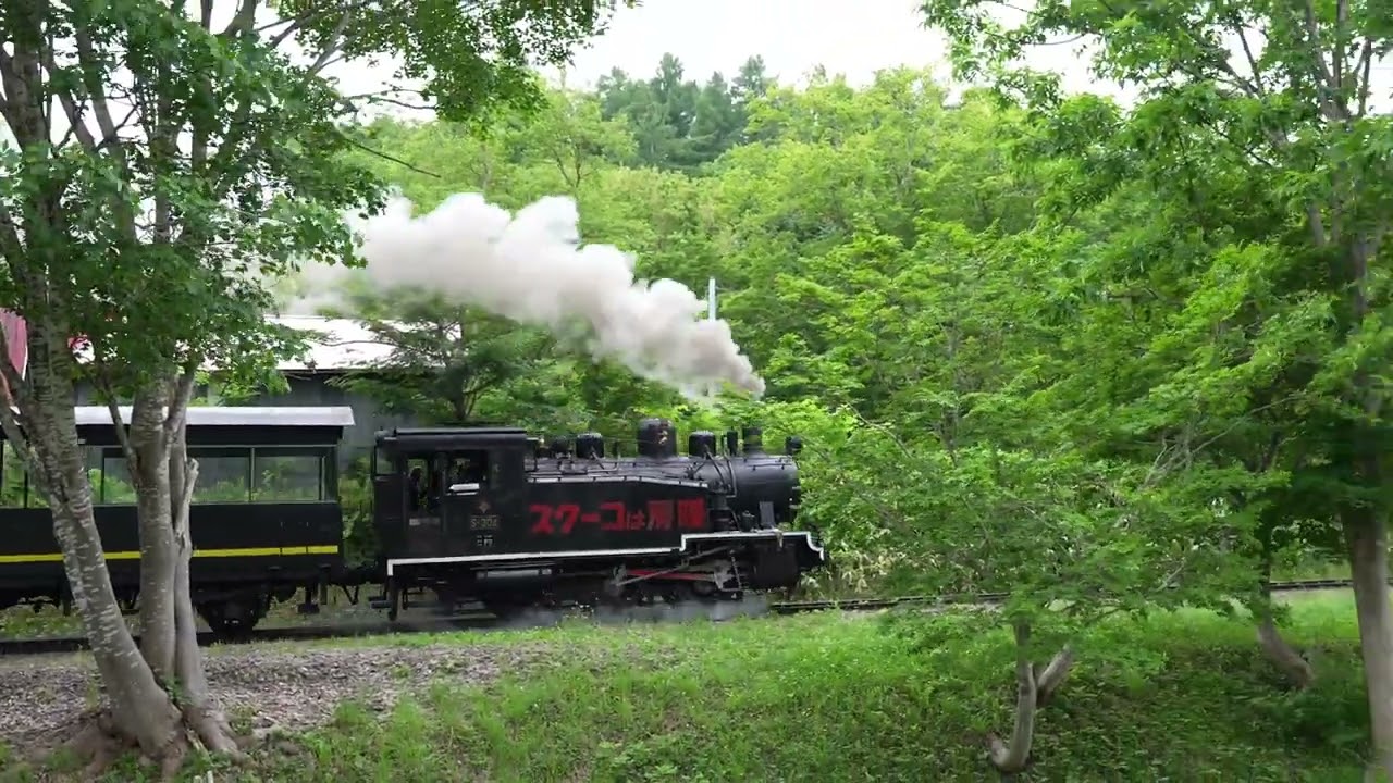【復活】三笠鉄道村 S-304 蒸気機関車 ボイラー修理完了後の試運転！2025.6.27 ソニーα7CⅡ　SEL2070G