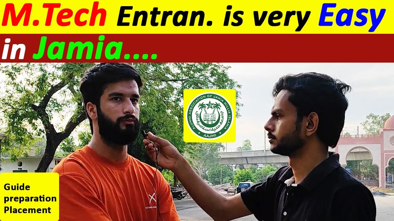 M. Tech Entrance in Jamia || Public Talks