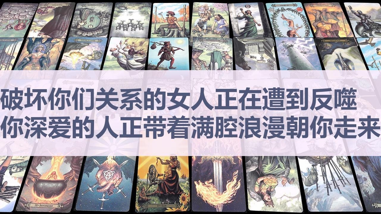Tarot✨那个破坏你们关系的女人正在遭到反噬，你深爱的那个人正带着满腔浪漫朝你走来