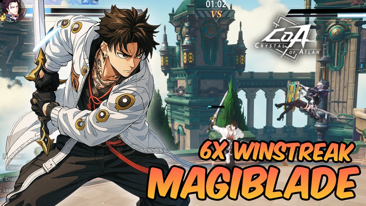 CRYSTAL OF ATLAN - MAGIBLADE PVP VS ALL CLASS