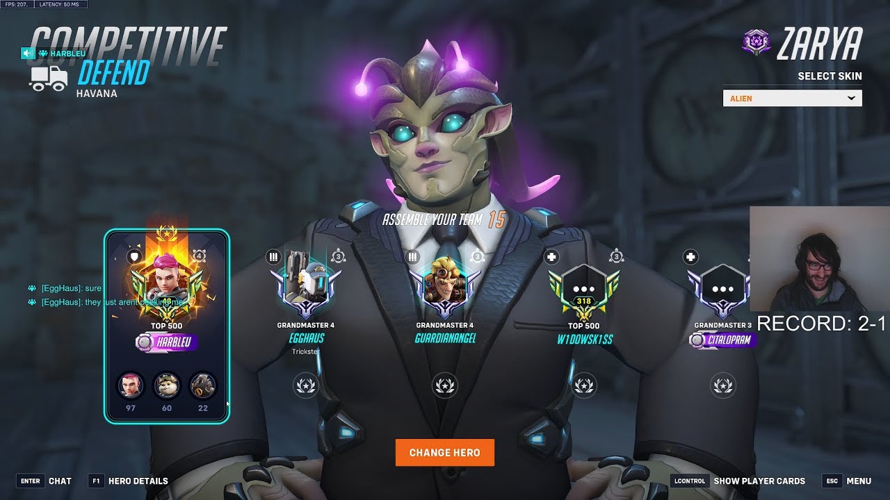 MOST INSANE ZARYA - HARBLEU! 21K DMG! SEASON 19 TOP 500