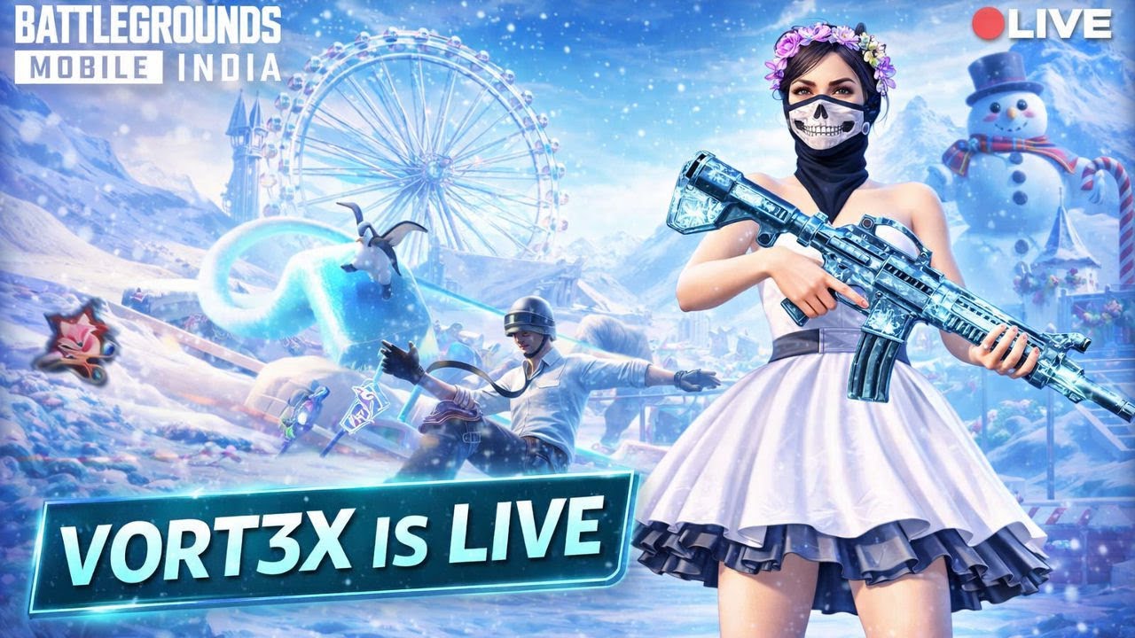 🔴 VORT3X IS LIVE | BGMI LIVE | Intense Squad Push 😱 | Rank Push & Clutch Moments