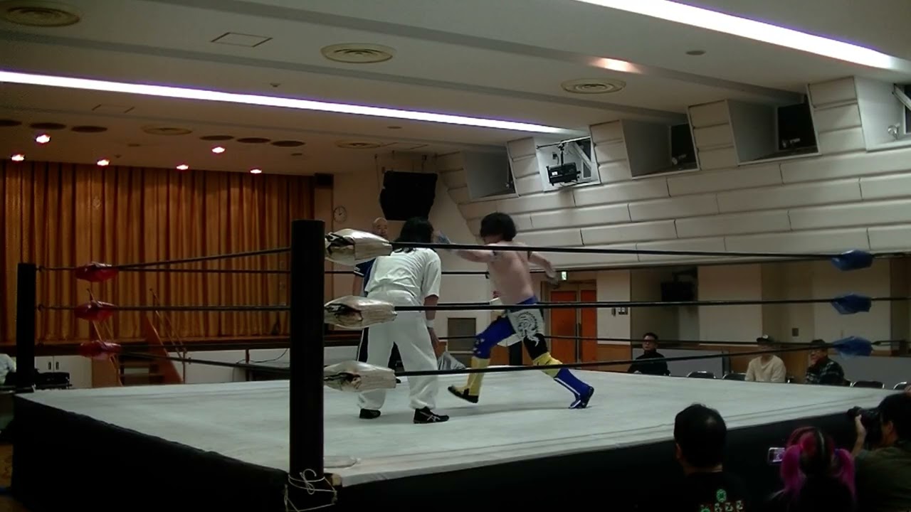 【草プロレスRAW vol 90】メインイベントACEofRAW王座戦 滅僧(王者) VS 川畑龍生(挑戦者)　25.10.12@高島平区民館