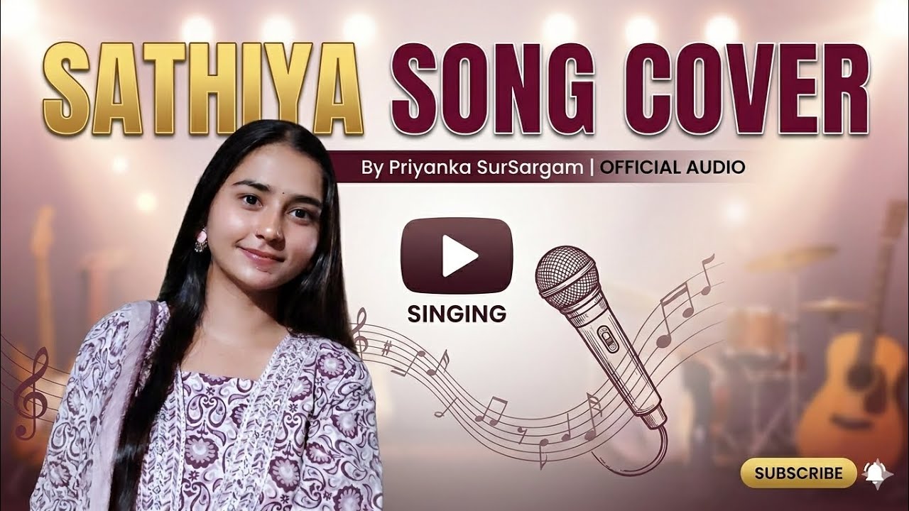 Is this the best cover of Sathiya? 🎶 (Priyanka SurSargam)