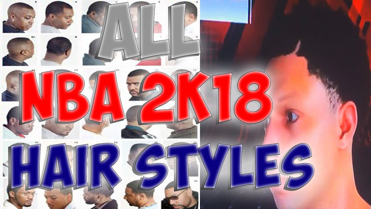 ALL NBA 2K18 HAIRSTYLES | NBA 2K18 EARLY!