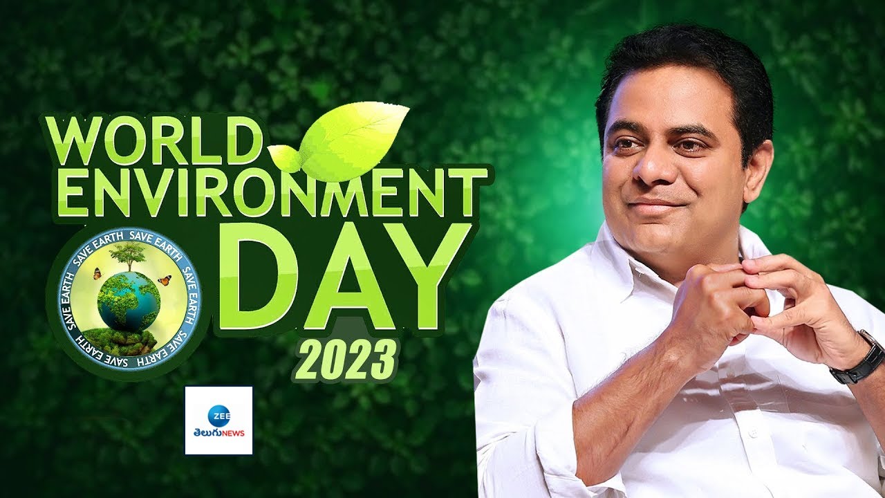 Minister KTR Participating in World Environment Day - 2023 | Khairatabad | Zee Telugu News