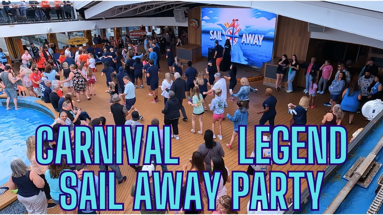 Carnival Legend Cruise Sail Away Party!
