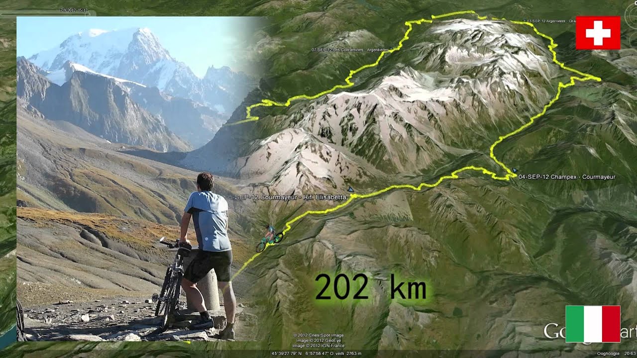 Tour du Mont Blanc by MTB (trailer)