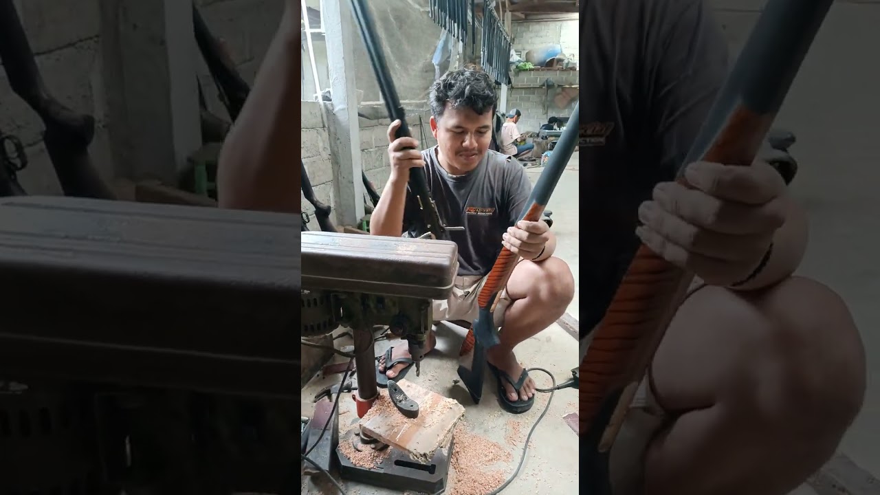 Pasang popor PCP jawa