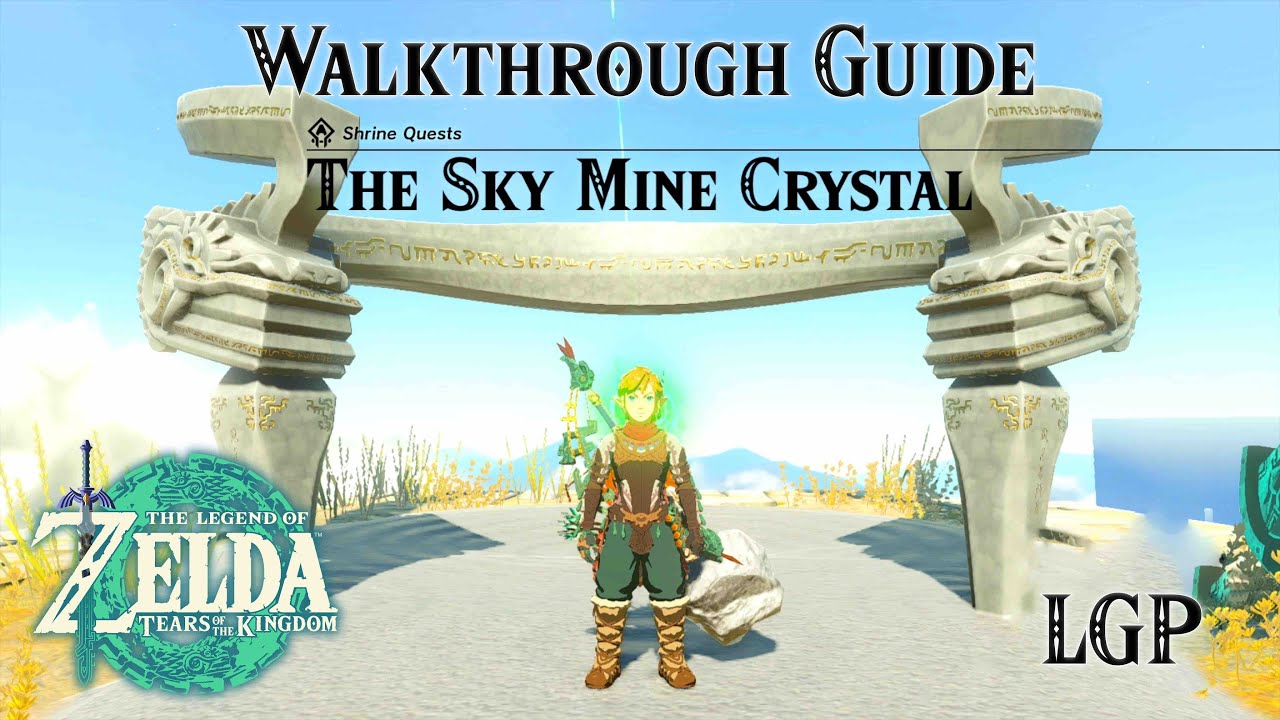 Tears Of The Kingdom | The Sky Mine Crystal Shrine Quest - Gikaku Shrine | Walkthrough Guide