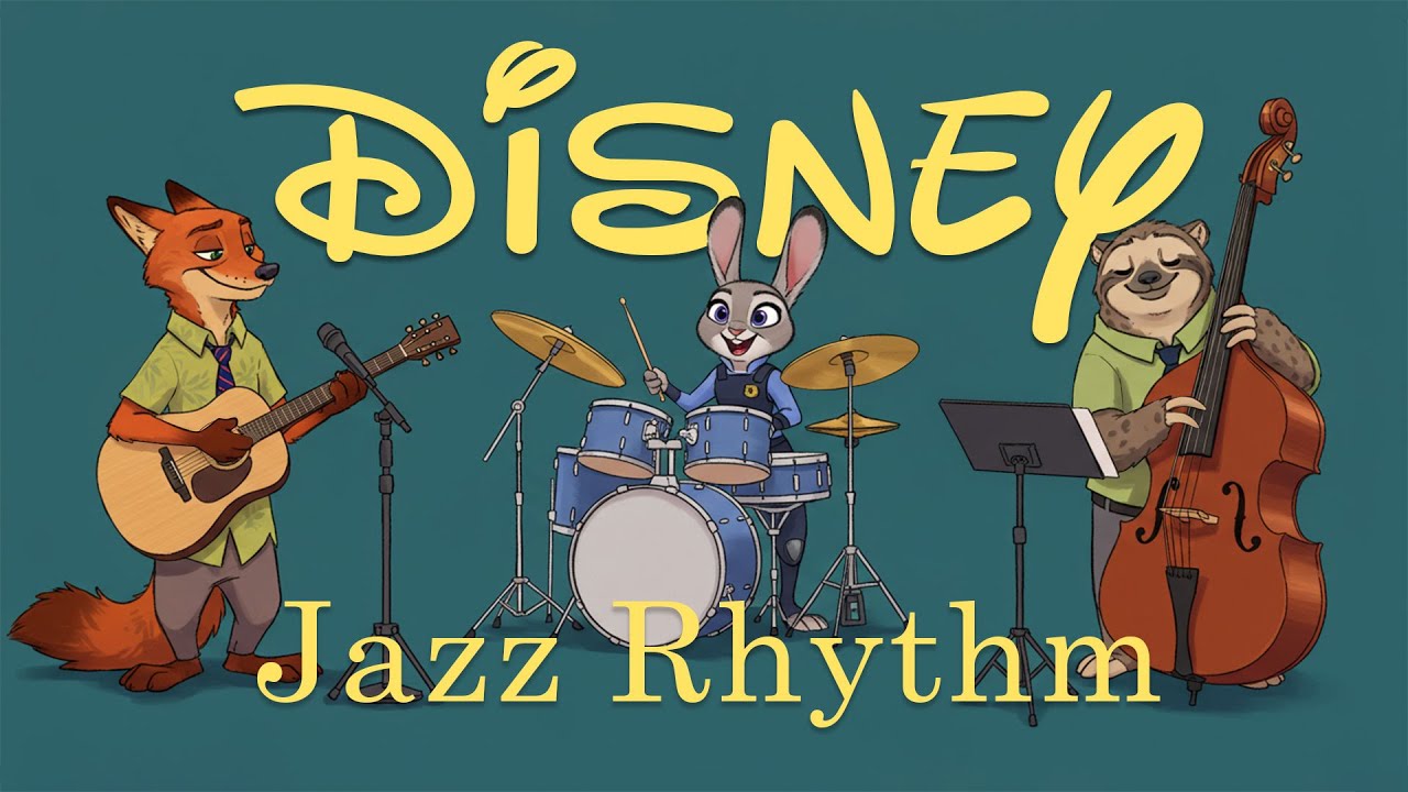 DISNEY Jazz Swing ☕| Disney Music Collection | Disney Guitar Cover | Relaxing Disney OST Vol.2