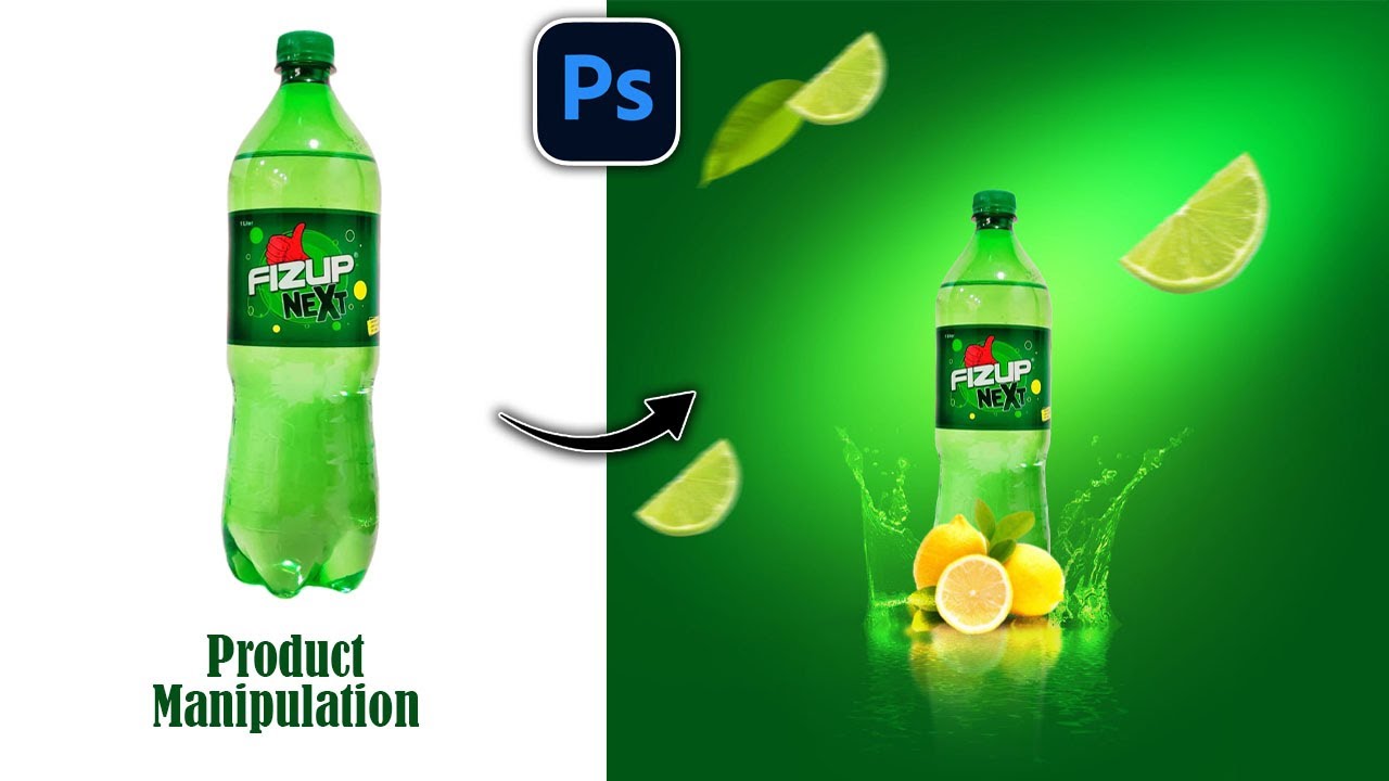 Fiz up Product manipulation | Photoshop step by step tutorial