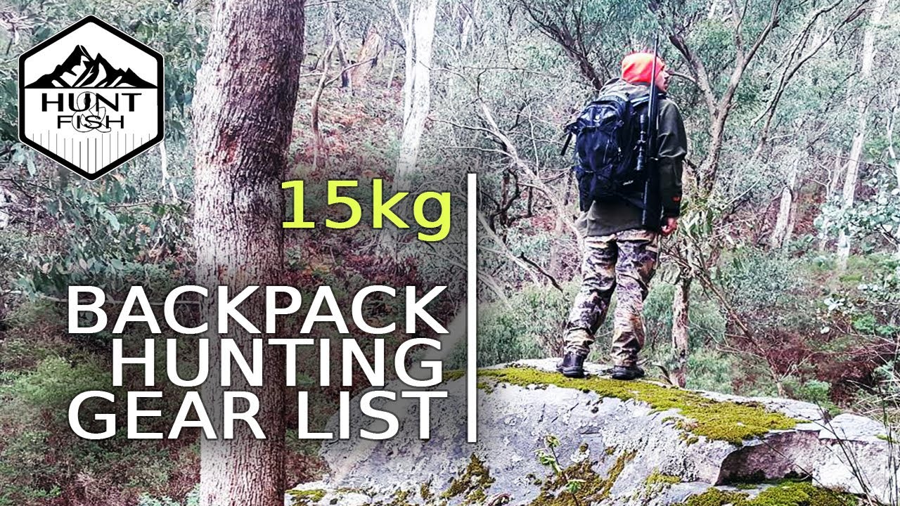 Backpack Hunting Gear Bag Dump- 15kg for two Nights