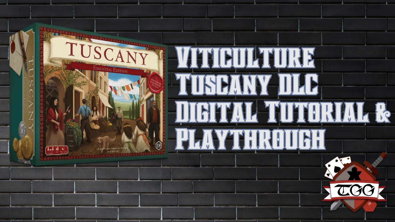 Viticulture Tuscany DLC Digital Tutorial & Playthrough | Complete Gameplay Guide