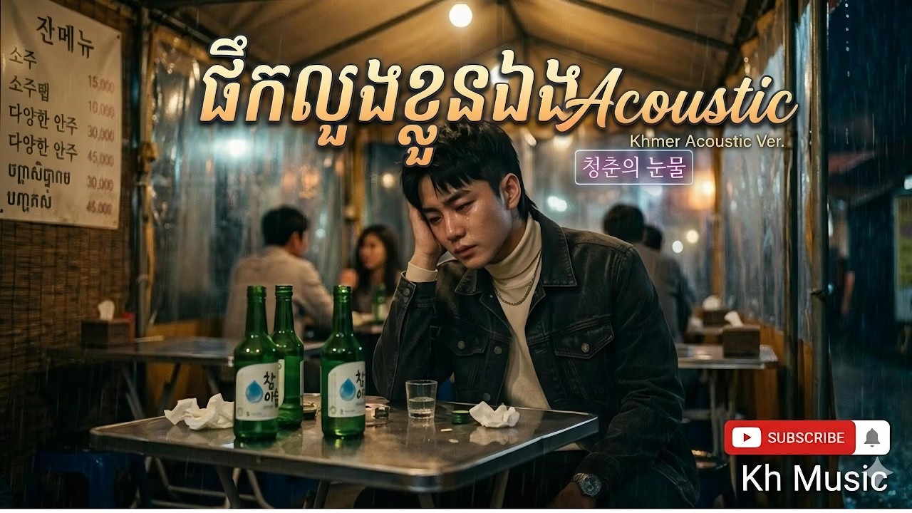 ផឹកលួងខ្លួនឯង acoustic guitar