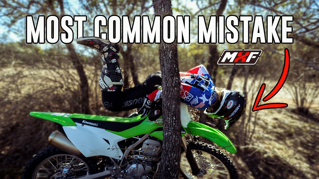 Самая распространенная ошибка при езде по бездорожью/тропе