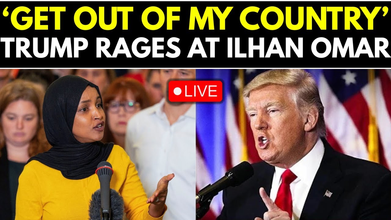 Donald Trump LIVE: Explosive Speech Targets Ilhan Omar with 