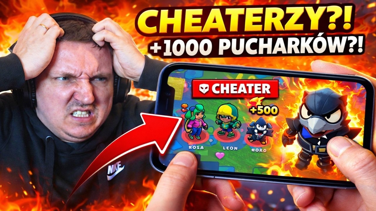 Jak wbijać pucharki w Brawl Stars  (nie polecam) cheater pov