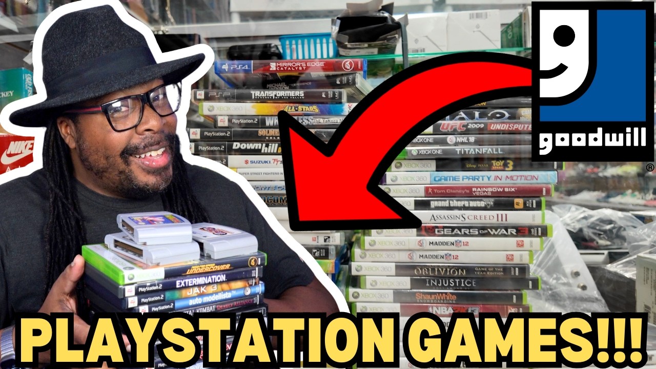 These Goodwills Had EVEN MORE Video Games!