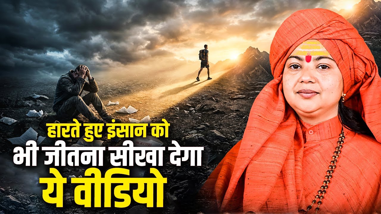 हारते हुए इंसान को भी जीतना सीखा देगा ये वीडियो | माँ ध्यान मूर्ति जी महाराज | Ishwar Tv