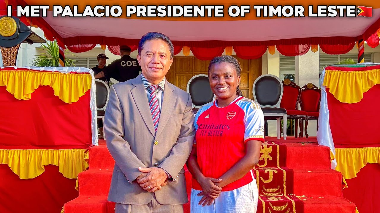 Meeting the Palacio Presidente of Timor Leste