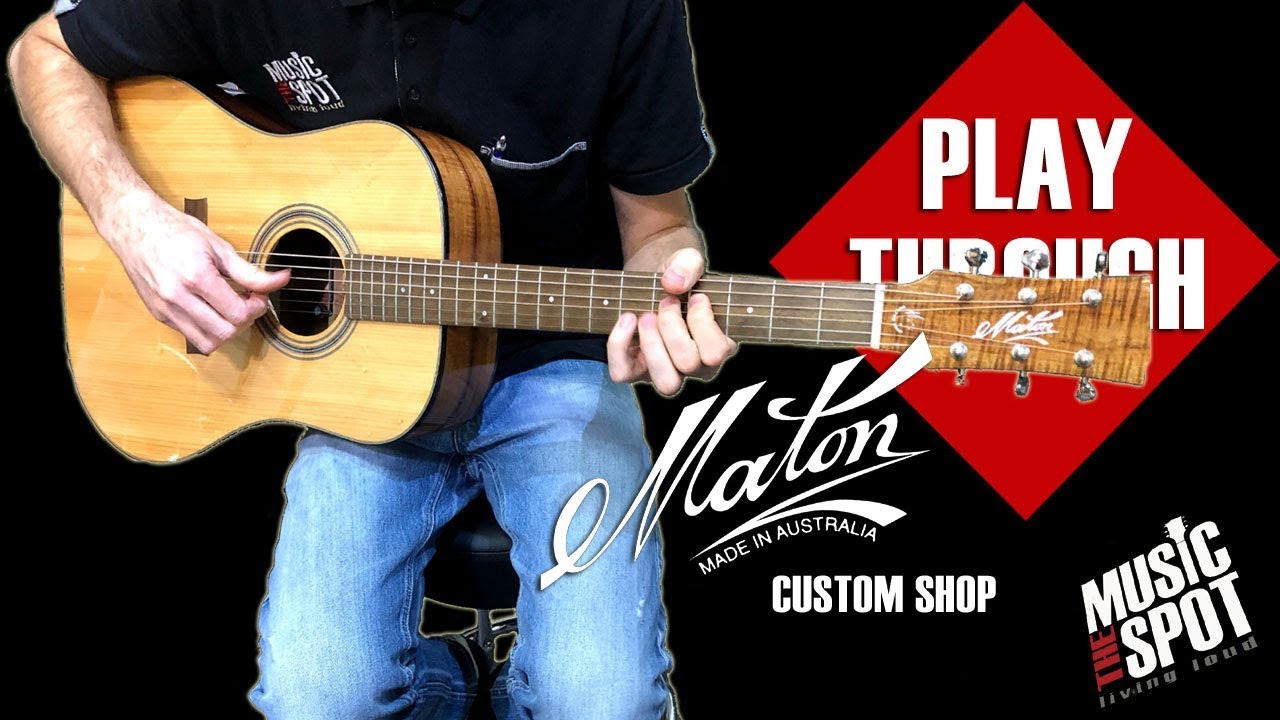 Demo: Maton Custom Shop