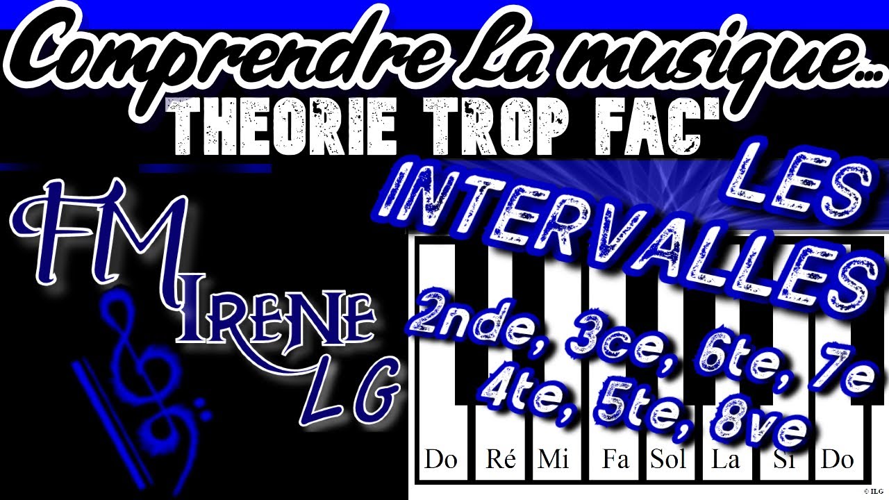 [MUSIQUE] LES INTERVALLES Astuce pour trouver le NOM d'un INTERVALLE [Théorie facile]