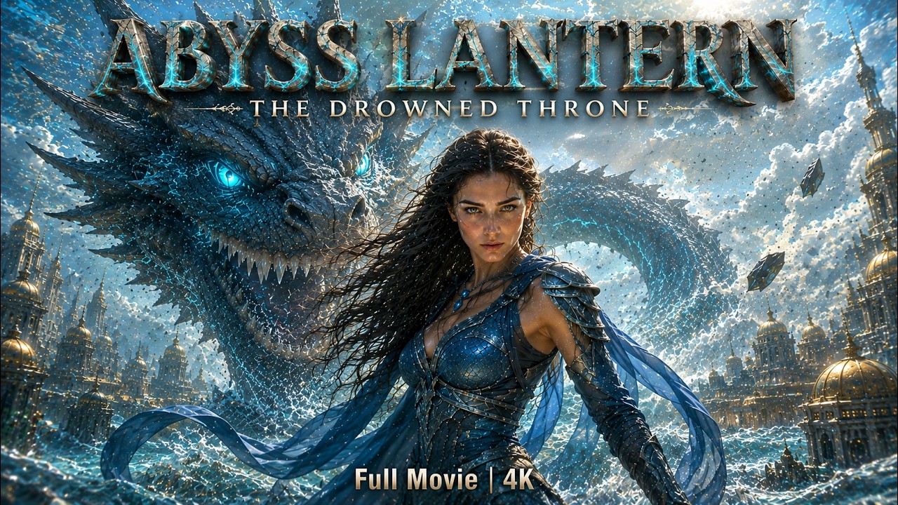 ABYSS LANTERN: THE DROWNED THRONE | A Stolen God's Heart / AI Fantasy, Dragons | Full Movie | 4K