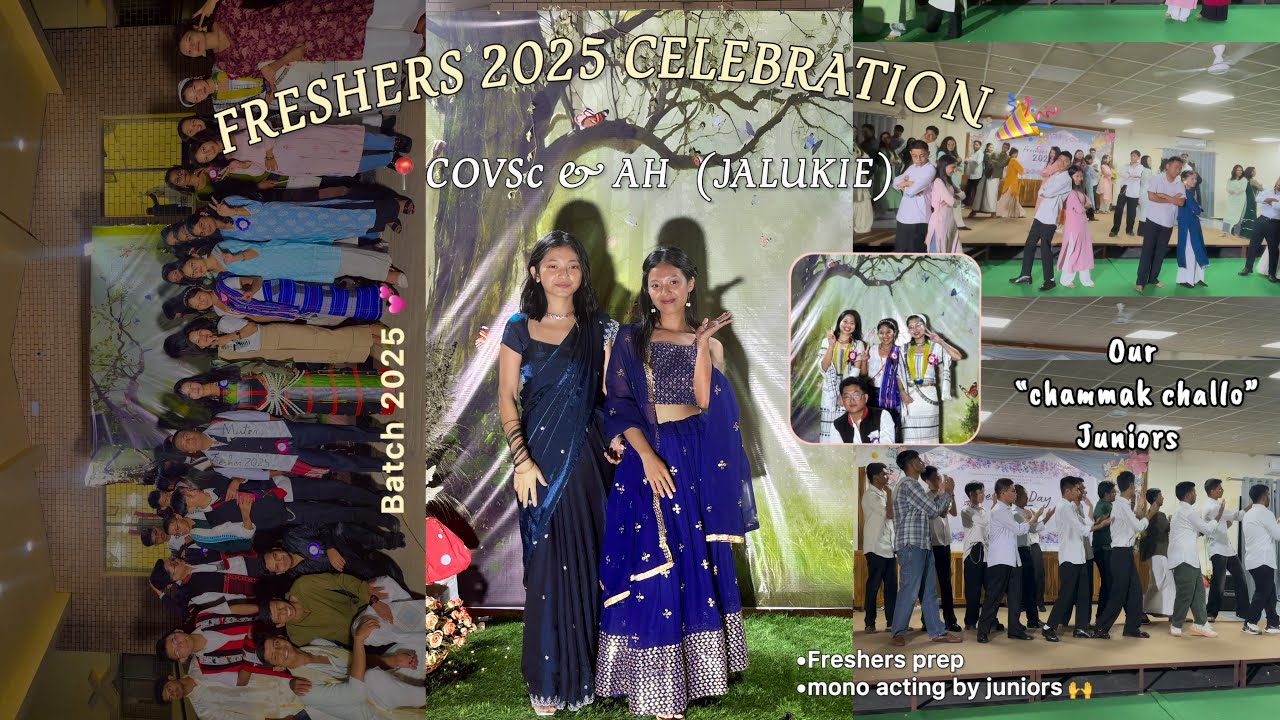 Freshers 2025 Celebration 💕 |our kitchen chaos to junior’s epic mono acts 🫶🏼👏| the night Slayed 💋🥂