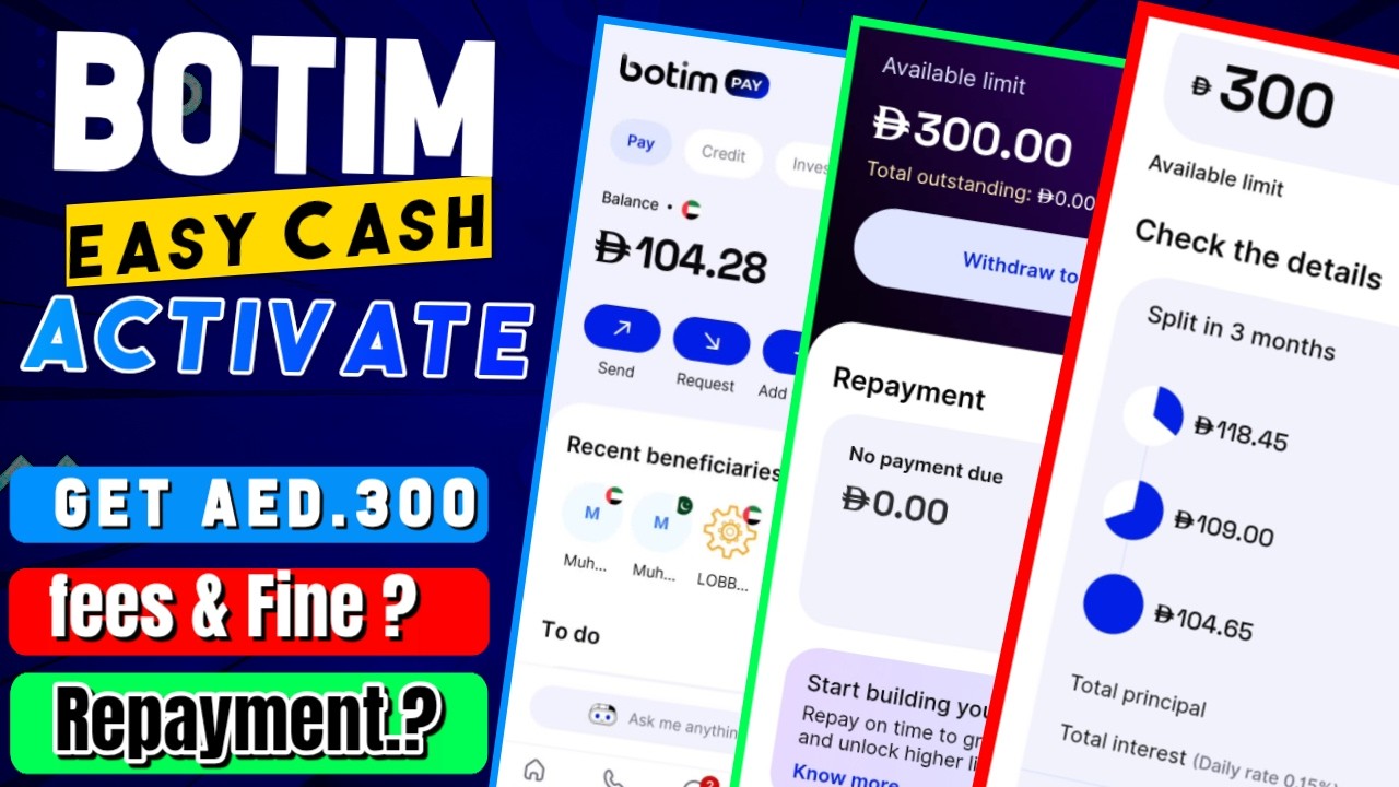 How to Activate BOTIM Easy Cash Loan | How to Get a Loan on the BOTIM App | Explained